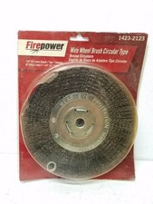 Firepower 1423-2123 Circular Wire Wheel Brush 8" Dia. with 1/4" Shank