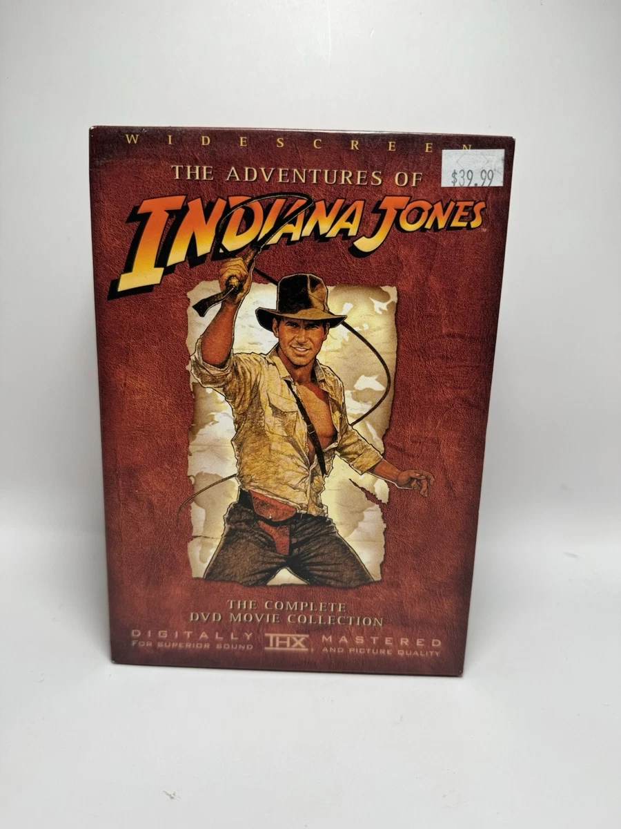 25+ Indiana Jones Complete Series Box Set DVDs & Blu-ray Discs for