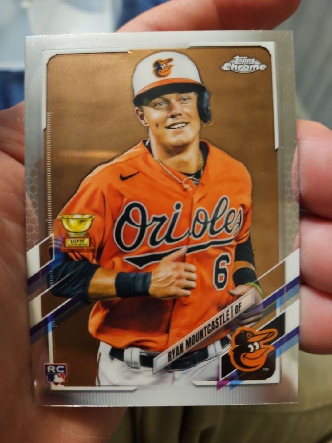 2021 Topps Chrome #63 Ryan Mountcastle Baltimore Orioles
