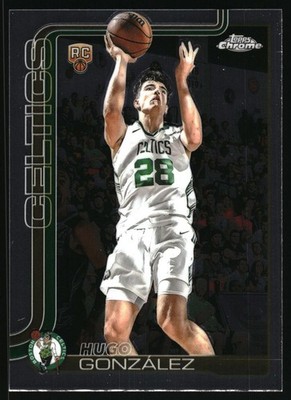 2025-26 Topps Chrome #278 Hugo González RC Boston Celtics | eBay