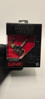 Star Wars Black Series Titanium Die Cast Vehicle #12 Poe's X-Wing Fighter
