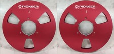 One Pair 10.5'' red Pioneer Tape reel High Quality Aluminum Take Up Reel