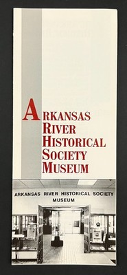 1980s Catoosa OK Arkansas River Historical Society Museum Vtg Travel Brochure