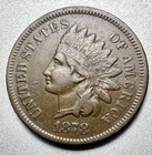 1878  INDIAN CENT  VF/XF   BETTER DATE #2085