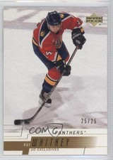 2000-01 Upper Deck Exclusives Gold 25/25 Ray Whitney #75 0q7