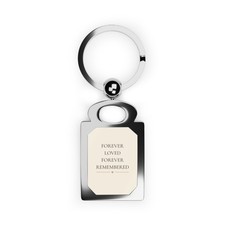 Memorial Keyring   Forever Loved, Forever Remembered   Sympathy Grief Gift