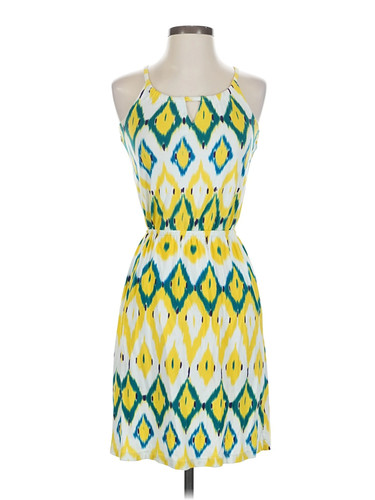 Design History Women Yellow Casual Dress XS