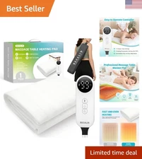 Professional 9-Hour Massage Table Heating Pad - Safety & Comfort Assured