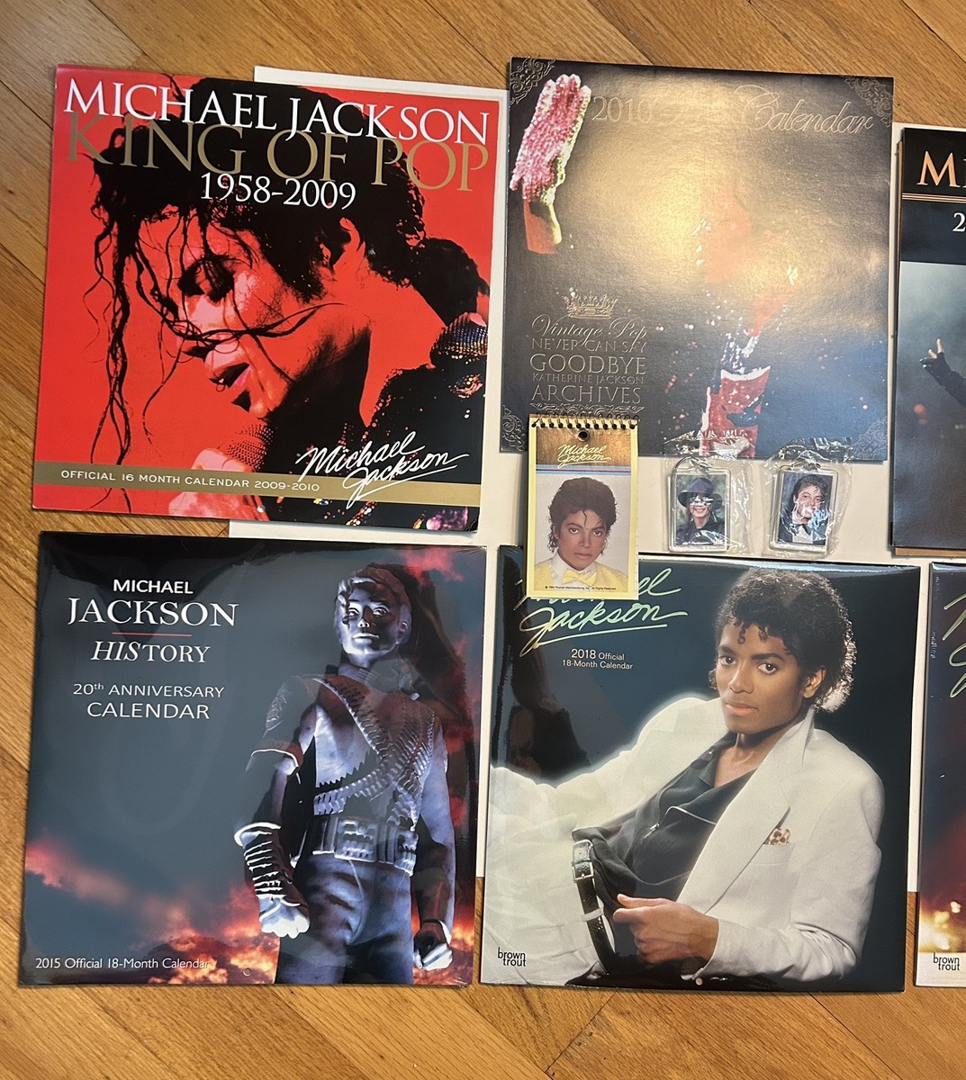 マイケルジャクソン　カレンダー　希少 MICHAEL JACKSON OFFICIAL CALENDAR LOT Triumph BrownTrout Danilo