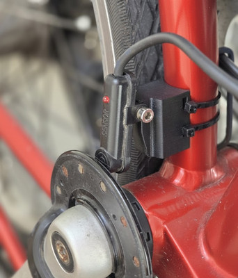Halterung für Brompton Swytch E-Bike Umbau Tretunterstützung (PAS) Sensor