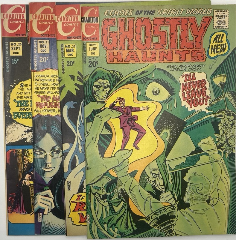Ghostly Haunts Comic Lot #20 | #21 | #23 & #25 FN
