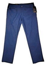 Lululemon ABC Classic Fit 5 Pocket Warpstreme Pants 38Wx34L Blue Stretch Breath