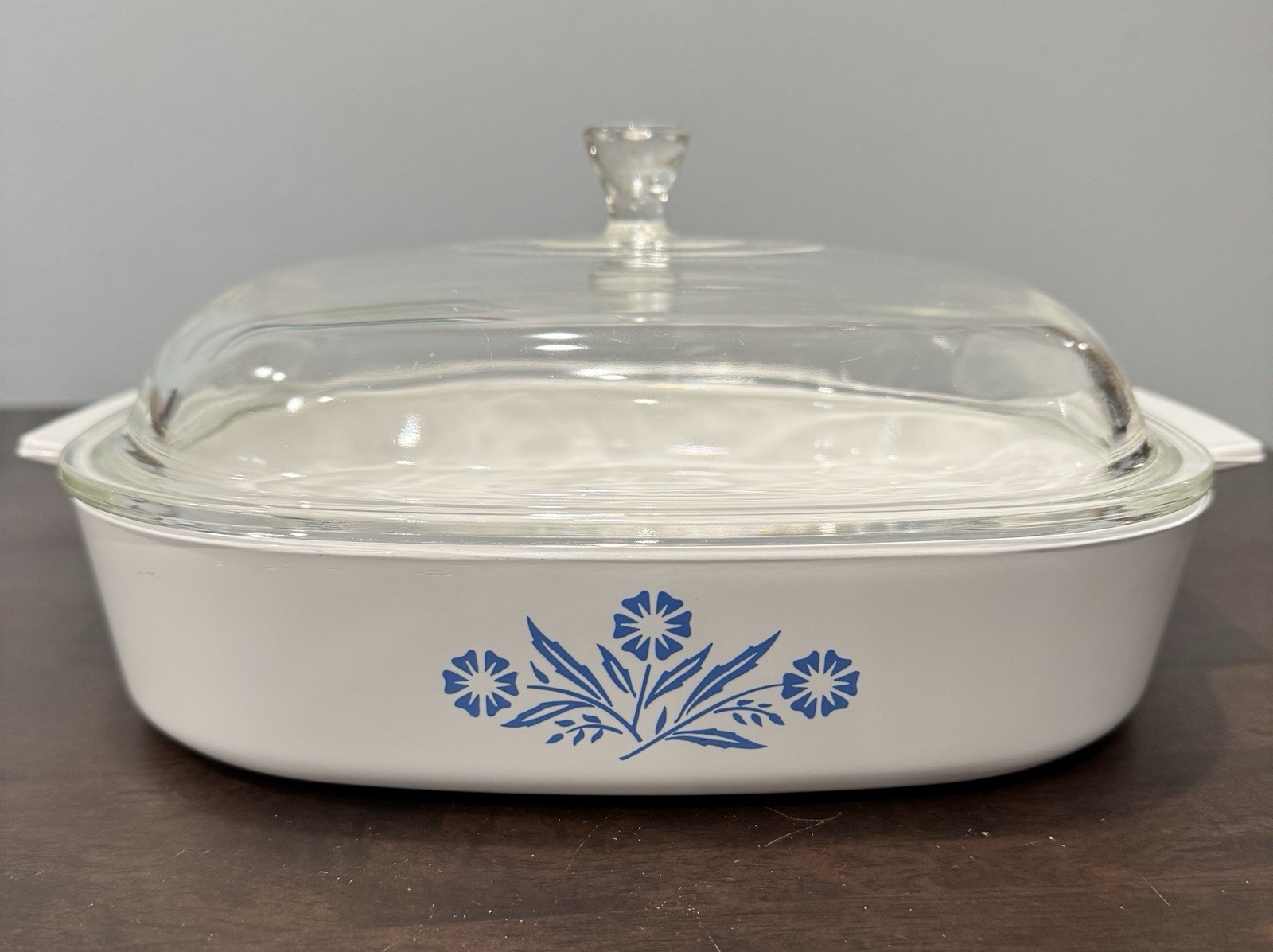 Vintage Corning Ware Cornflower Blue A-10-B Casserole Dish Pyrex B10 Lid