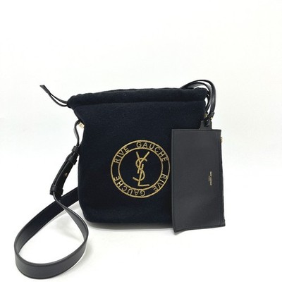 SAINT LAURENT PARIS TCT710261・1022 Rive Gauche Drawstring Shoulder Bag
