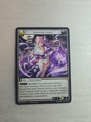Grand Archive Heavenly Guide SR Regular NM Mortal Ambition