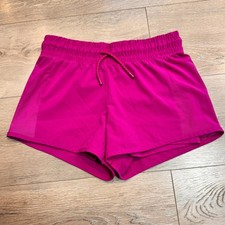 All in Motion Girls Active Running Shorts XLarge XL 14 Fuchsia Pink Athletic