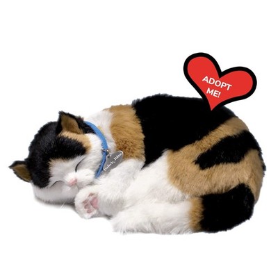 Original Petzzz Calico Cat, Realistic Lifelike Stuffed Interactive Pet Toy, C...
