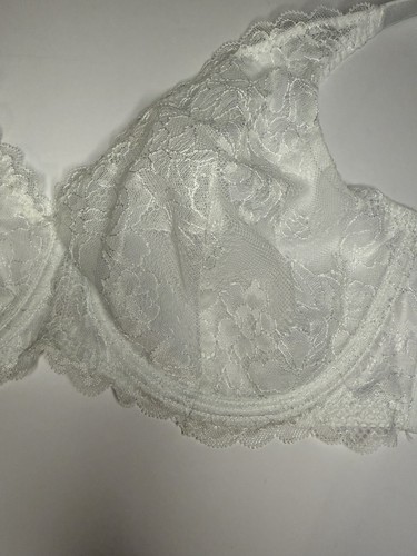 Wingslove Sexy Lacy Sheer Koronkowy Biustonosz Głęboki Bez podszewki Pełne krycie Fiszbiny - Zdjęcie 6 z 7