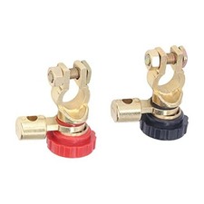 2pcs Battery Terminal Link Switch Anticreep Rustproof Power Isolator Auto