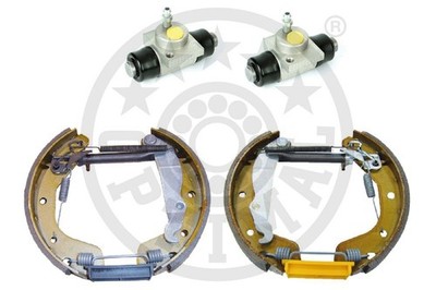 Bremsbackensatz OPTIMAL BSK-0112 200mm für OPEL CORSA S93 12V F08 F68 M68 16V