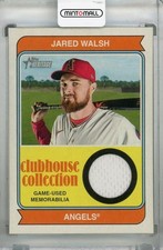 2023 Topps Heritage Los Angeles Angels Jared Walsh Clubhouse Collection Relics