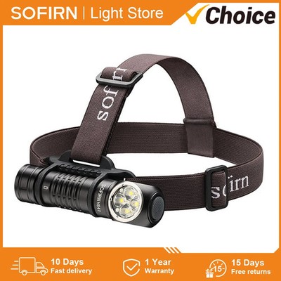 SOFIRN HS41 4000lm 21700 USB C Rechargeable Headlamp 6500k SST 20 LED Powerful
