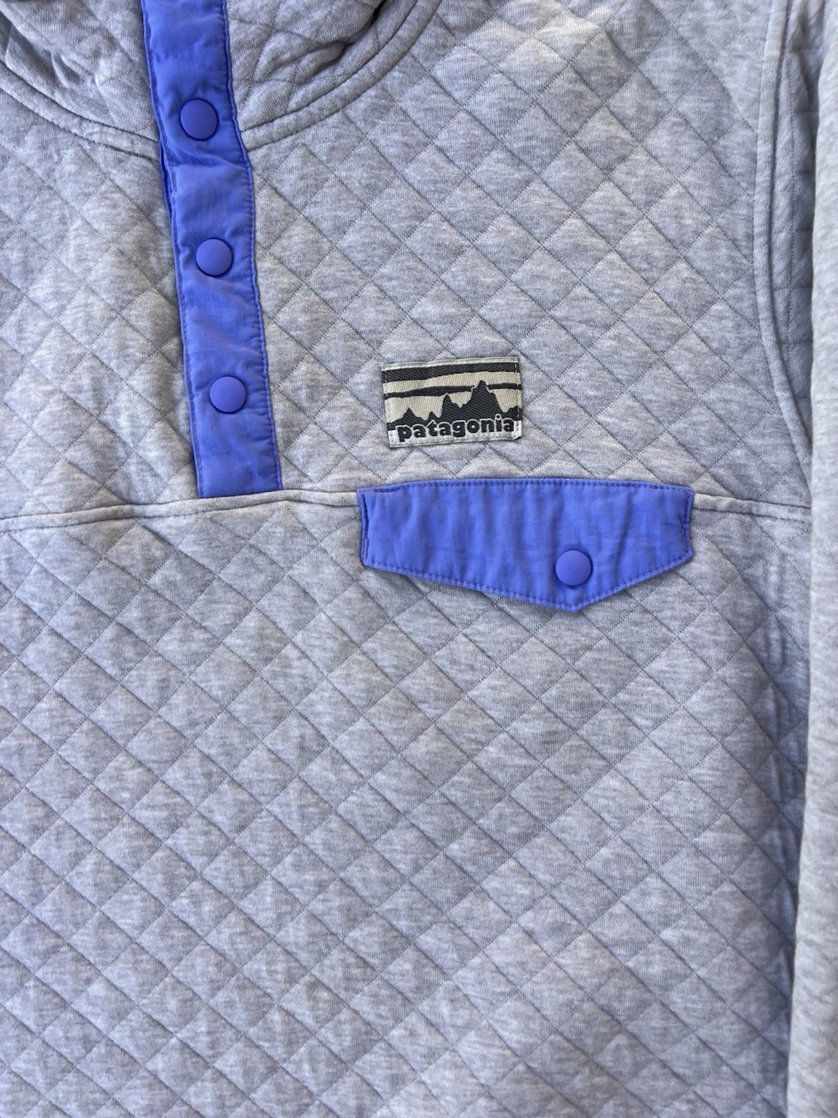 patagonia diamond quilted snap-t 40th anniversary pullover jacket