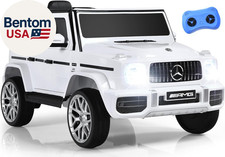 Licensed Mercedes Benz G63 Kids Ride on Car, 12V Electric Vehicle with Remote Co