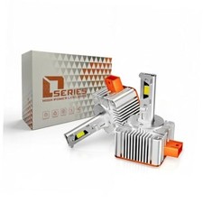 S Bulbs, 6000LM 300 Brighter 6500K Cool White, 1:1 Mini Size Fog D3 6000K