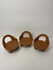 3 VINTAGE FISHER PRICE WOODSEY SQUIRREL Chairs 1978 FP TOYS Furniture