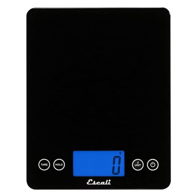 Escali 2210IB ArtiXL Extra-Large Glass Digital LCD Display Kitchen Black 