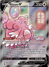 Blissey V (Alternate Full Art) SWSH06: Chilling Reign 183/198 Holo NM on eBay