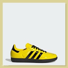 Adidas Samba OG JR8749 Yellow Core Black Silver Metallic Men's Size New