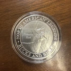 Silver round 1 oz .999 North American Big Game Bucks and Bulls