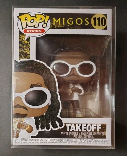 FUNKO POP ROCKS MIGOS TAKEOFF #110 VAULTED NEW UNOPENED W/PROTECTOR