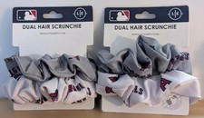 Los Angeles Angels of Anaheim MLB Officially Licensed Hair Scrunchies - Two 2pks