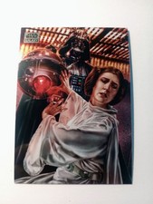 2024 TOPPS CHROME STAR WARS GALAXY 2 DARTH VADER AND PRINCESS LEIA