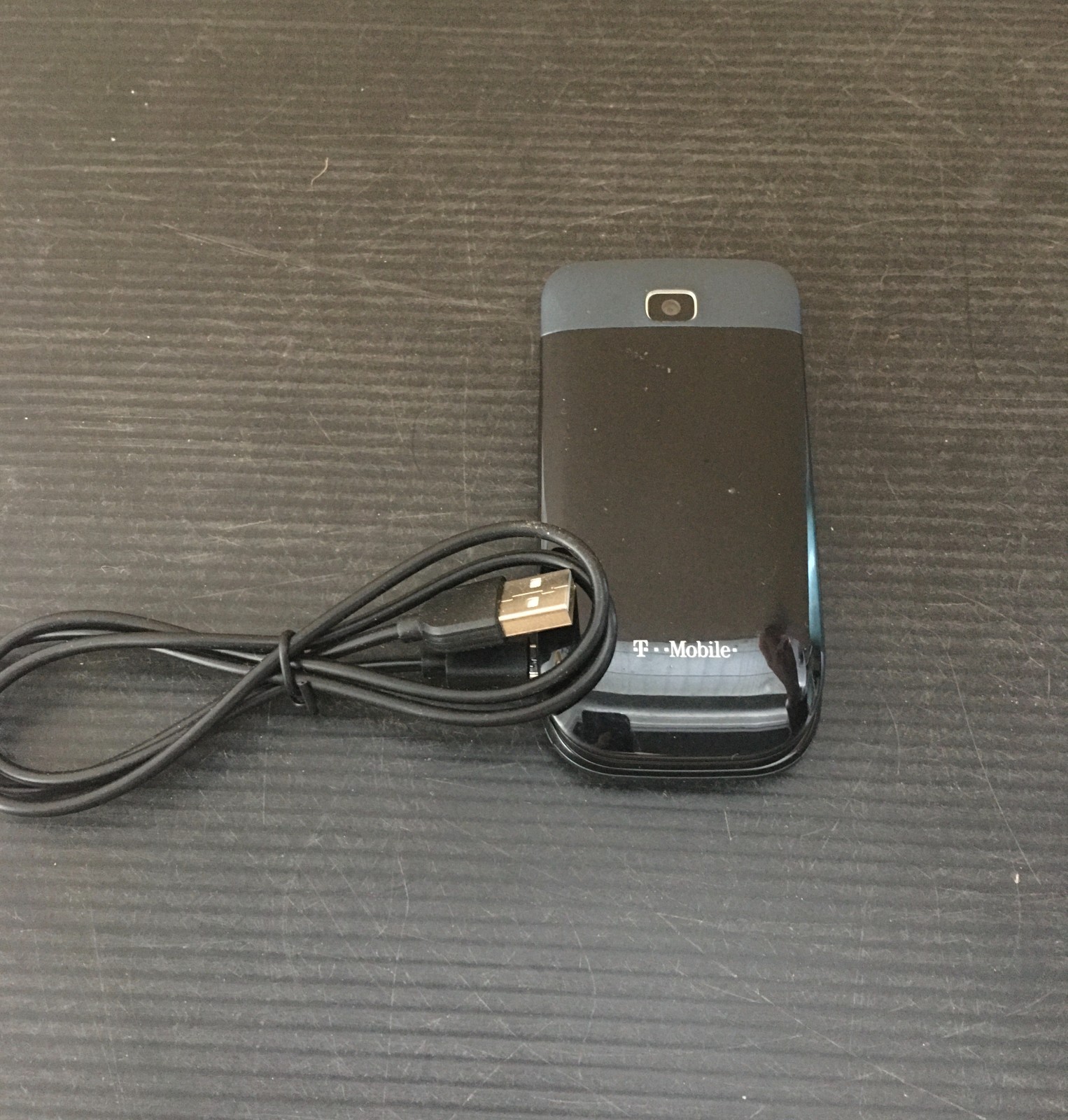 T-Mobile 768 One Touch 768T Compact Black Flip Phone ***Read