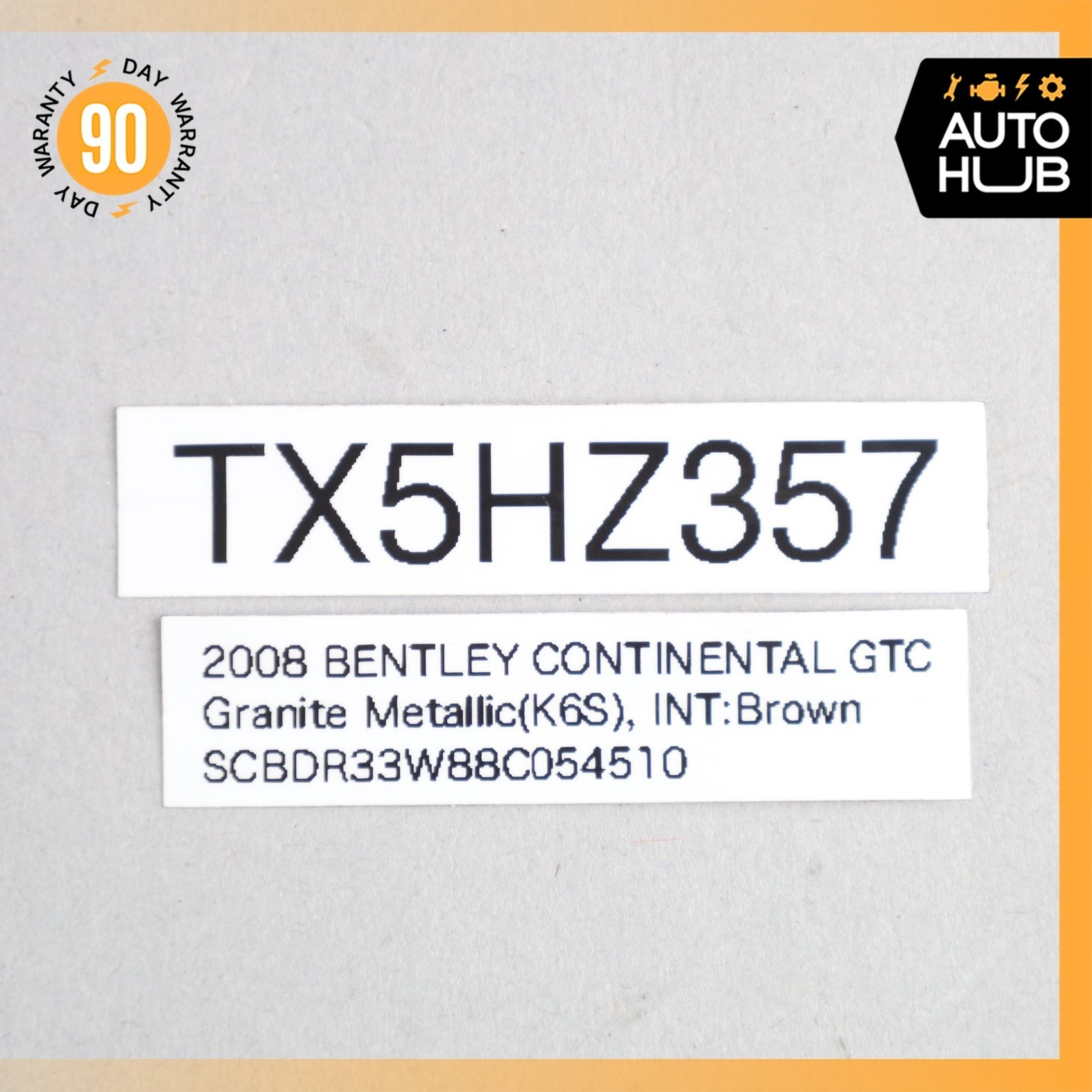 03-13 Bentley Continental GTC Flying Spur A/C Air Conditioning Compressor OEM
