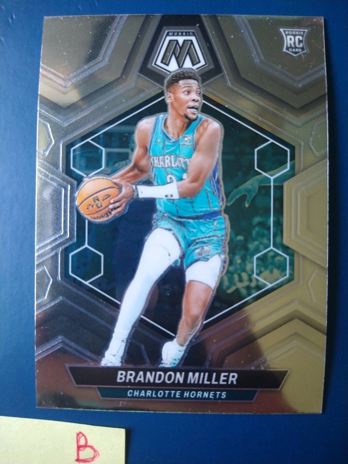 2023-24 Panini Mosaic Brandon Miller #202 Charlotte Hornets Rookie RC