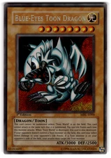 YUGIOH BLUE-EYES TOON DRAGON SECRET RARE 1ST EDITION EX MRL-E000