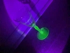 Vintage Uranium Depression Liquor Cordial Glass 5" Tall