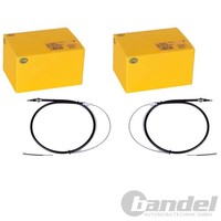 2X Hella Handbremsseile Passend FüR Audi A3 Seat Leon Toledo Skoda Octavia VW