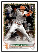 Jason Krizan 2022 Topps Holiday Rookie RC #HW29 San Francisco Giants *338