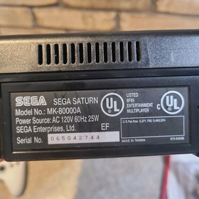 Sega Saturn Console Only For Parts or Repair Won't Spin (H6)