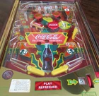 Vintage 1996 Coca Cola Collectors Pinball Machine Franklin Mint Parts Or Repair