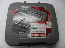 Craftsman 1/2" Drive Metric MM Ratchet Socket Set, made in USA (24 pcs) PN 34899