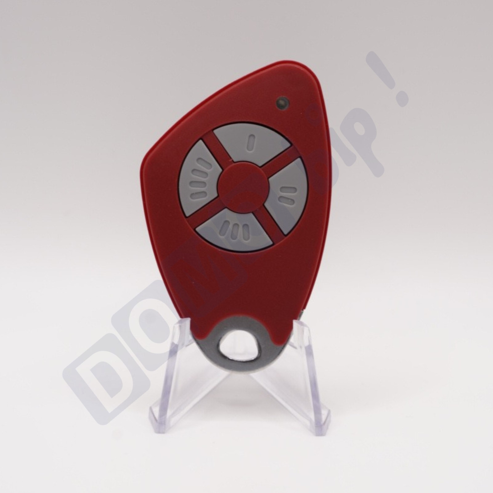 Télécommande Intratone 09-0117 double technologie rouge HF