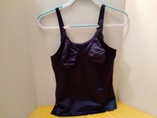Ruby Ribbon Cami Shapewear Tank Top Navy Blue Purple SZ 40 Style Unknown