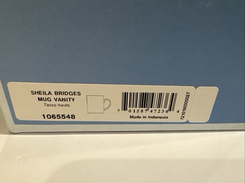 Wedgwood Sheila Bridges “Vanity” Mug 350ml New In Box - Picture 14 of 19